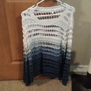 Ombré sweater.